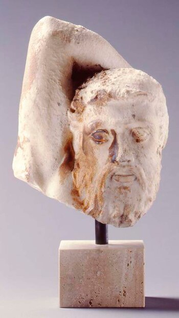 La cabeza de un centauro,