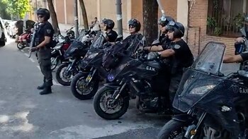 El operativo estuvo a cargo