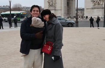 Nicole y su familia