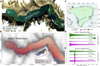 Pulso sísmico megatsunamis Groenlandia
