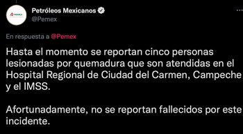 Se reportaron 5 heridos y