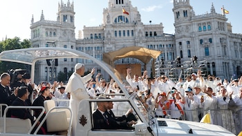Este es el recorrido que hará el lunes el papa León XIV con el papamóvil por las calles de Madrid