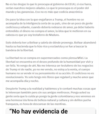 Petro rechazó las acusaciones de