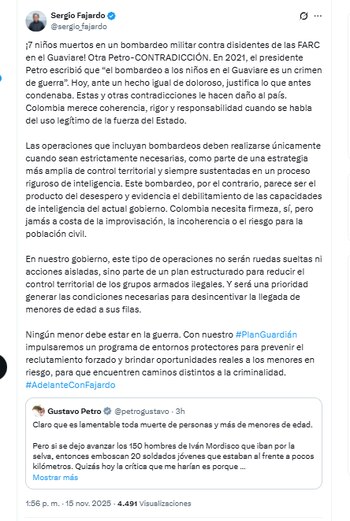 El precandidato Sergio Fajardo se