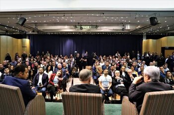 También se realizó un homenaje