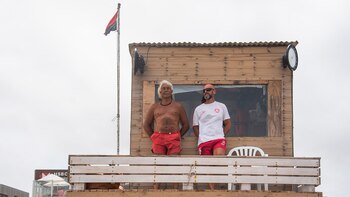 Ronco y su compañero Gustavo