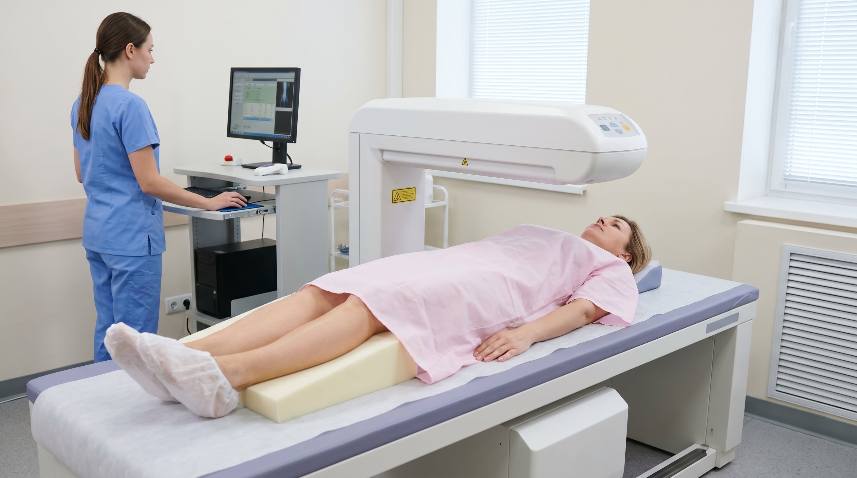 El diagnóstico de osteopenia se realiza mediante densitometría ósea (DXA), con valores T entre -1,0 y -2,5 considerados indicativos de la afección (Imagen Ilustrativa Infobae)