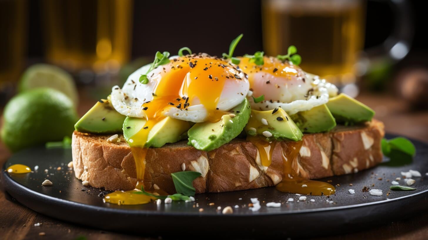 La combinación de tostada integral, palta y huevo constituye una opción saciante y nutritiva (Imagen ilustrativa Infobae)