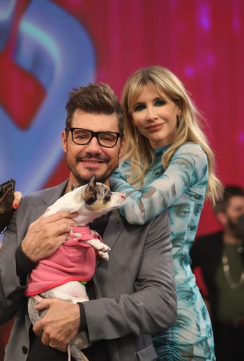 Marcelo Tinelli y Guillermina Valdes