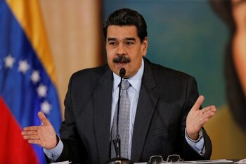 El dictador de Venezuela Nicolás