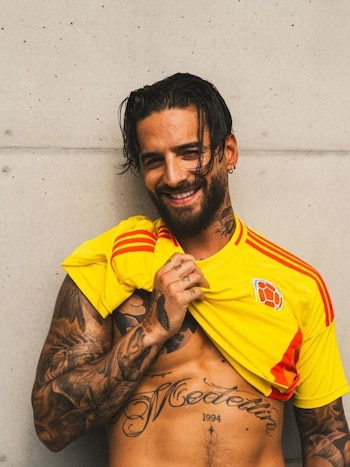 Maluma se cambió el look y se lo atribuyó a la victoria de la selección Colombia - crédito @maluma/IG