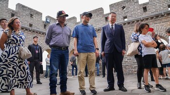 En su visita a China,