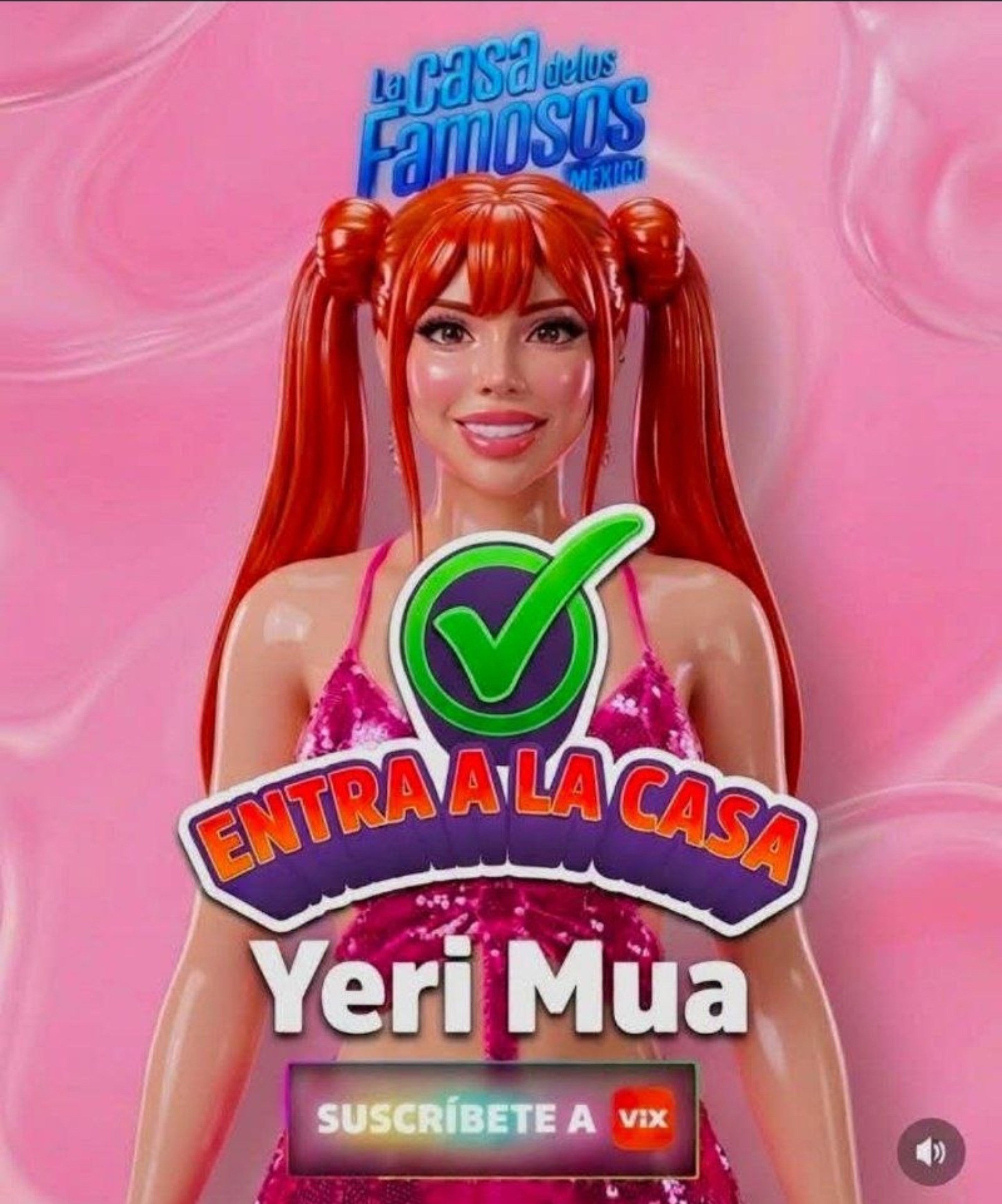 Supuesta publicación que confirmaría a Yeri Mua en La Casa de los Famosos México 2026