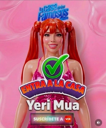 Supuesta publicación que confirmaría a Yeri Mua en La Casa de los Famosos México 2026