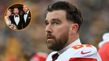 Travis Kelce reacciona a fotos hechas con IA de su boda con Taylor Swift