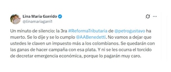 La representante a la Cámara