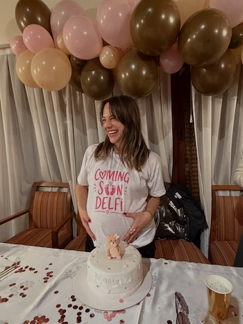 El baby shower sorpresa de Mica Lapegüe