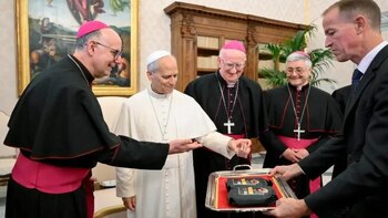 El Santo Padre destacó la importancia de fomentar el diálogo y la reconciliación en los distintos espacios de convivencia de la sociedad hondureña. (Foto: VATICAN MEDIA)