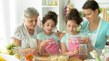 Entre los cuidados de hijos