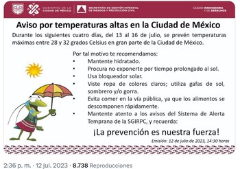 En esta ocasión se espera