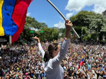 María Corina Machado en Caracas