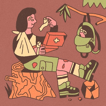 For anyone traveling who doesnÕt want to rely on strangers for immediate first aid help, here are some helpful items you might consider packing. (Philip Lindeman/The New York Times) -- FOR EDITORIAL USE ONLY WITH NYT STORY TRAVEL FIRST AID KIT by BASS of SEPT. 26, 2026. ALL OTHER USE PROHIBITED.
