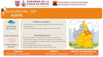 Se activa Alerta Naranja.