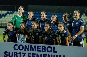 Argentina empató 2-2 ante Chile en el sudamericano sub 17 femenino
