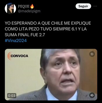 Lita Pezo no ganó Viña