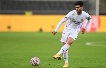 Marco Asensio durante un partido