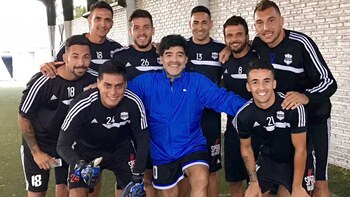 Diego Maradona colaboró varias veces