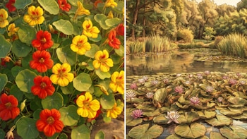 Las altas temperaturas en Francia ponen en riesgo las flores que inspiraron los cuadros de Claude Monet
