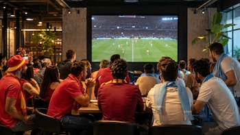 Marbella autoriza de forma excepcional la instalación de pantallas y veladores para la final del Mundial