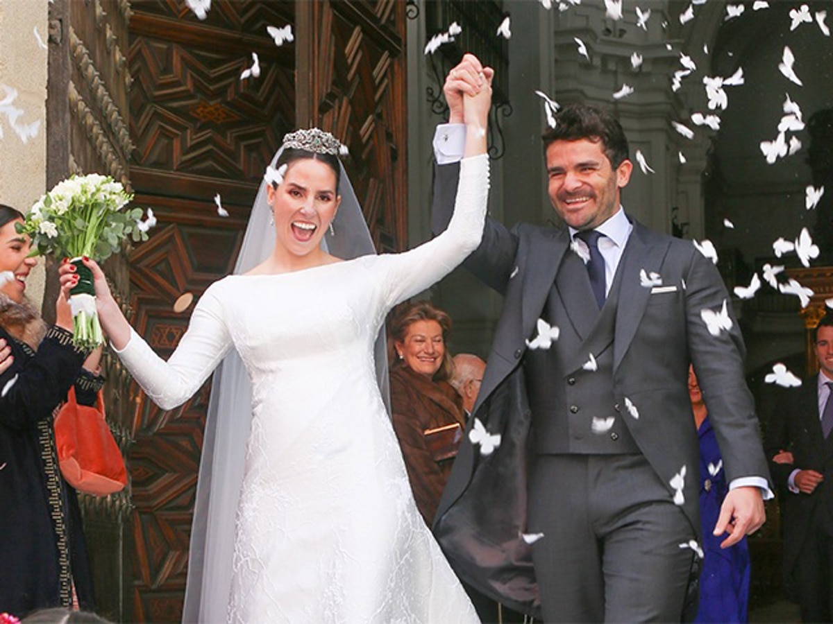 Elegancia y tronío en la boda de María Eugenia González-Serna y Juan Molina Ponce - Infobae