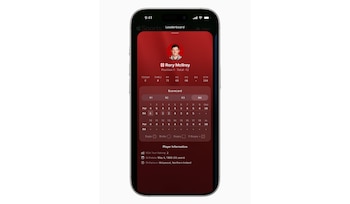 Para usar Apple Sports, basta