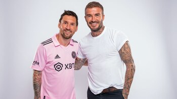 El abrazo de Messi con