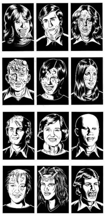 Imagen de 'Agujero negro', de Charles Burns.