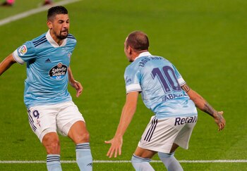 El delantero del Celta Iago