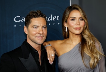 David Bisbal y Rosanna Zanetti.