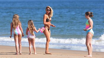 Nicole Neumann viajó a Punta