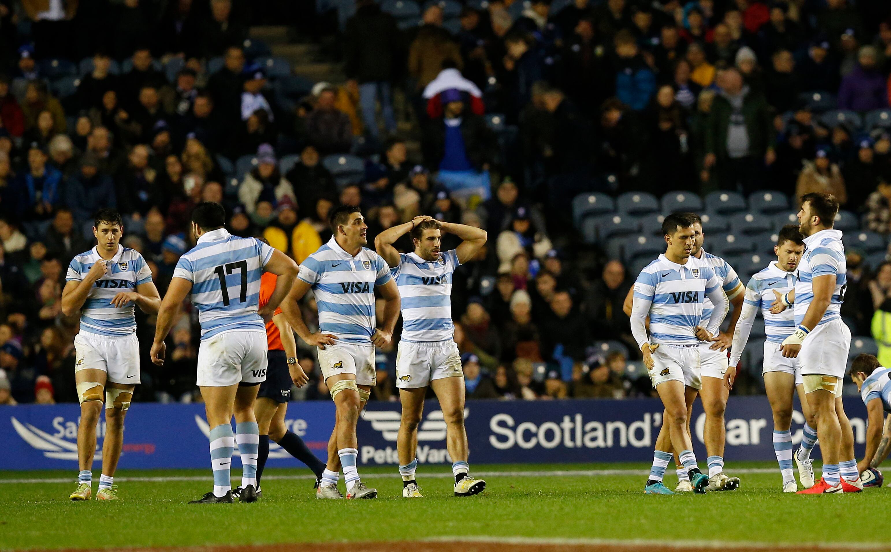 Los Pumas con todo listo para un test clave ante Escocia Reuters/Craig Brough