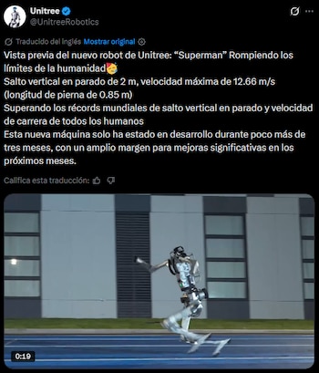 Unitree anunció su robot humanoide 'Superman', el cual podría romper los límites de la humanidad.