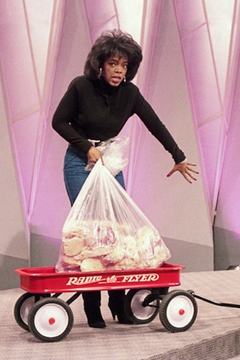 Oprah Winfrey en el programa