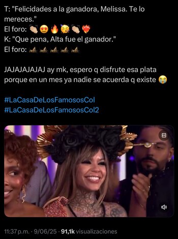 Las reacciones por la final