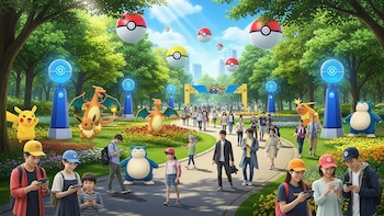 Pokémon GO Fest 2026: locura en Barranco con cientos de jugadores buscando capturar a Mega Mewtwo