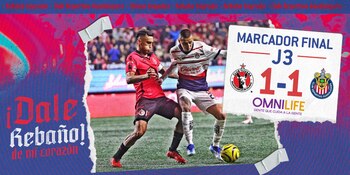 Xolos y Guadalajara repartieron puntos