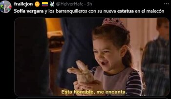 La inauguración de la escultura