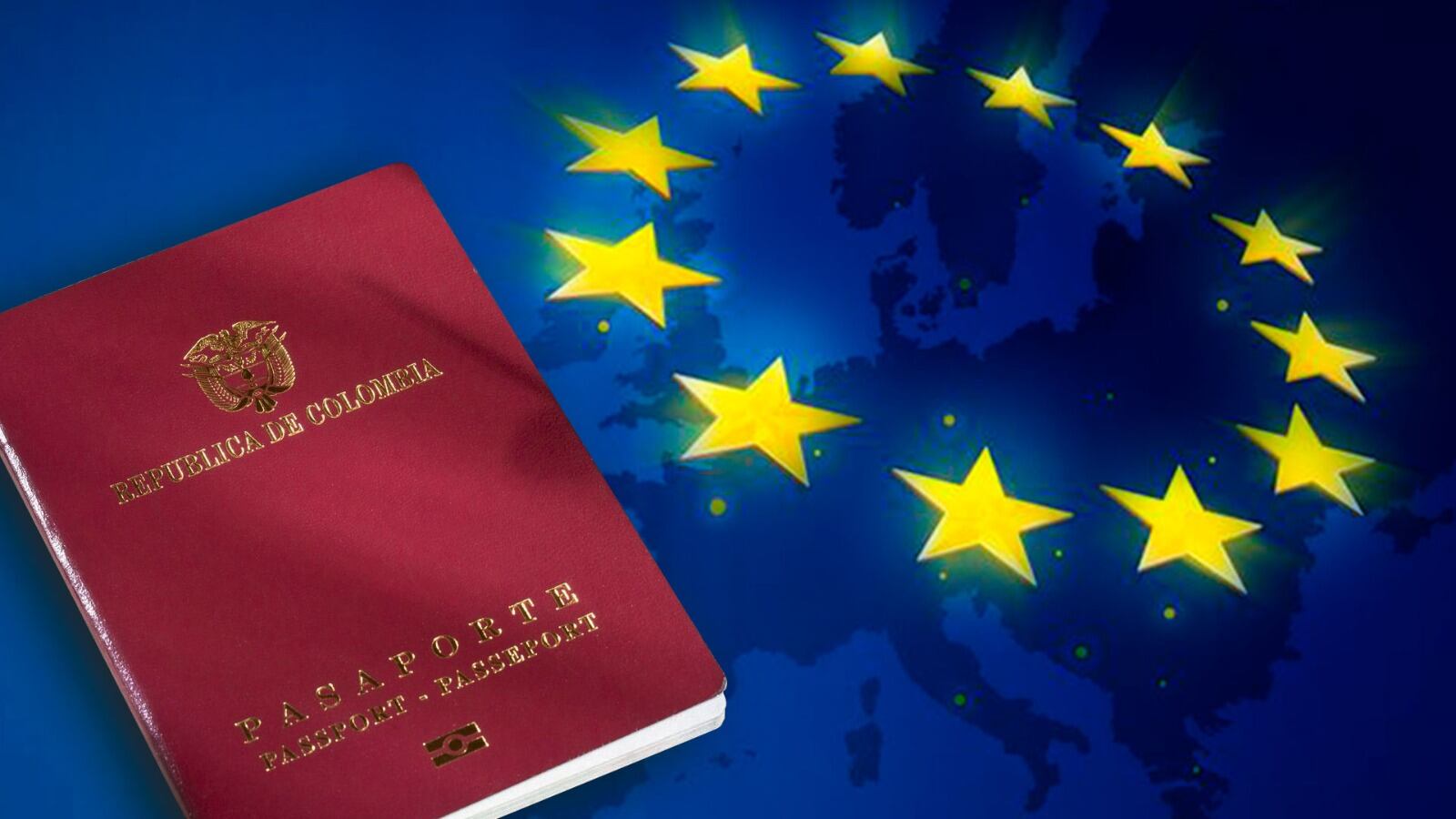 Imagen de un pasaporte colombiano. Los connacionales pueden viajar a más de 20 países de la Unión Europea sin necesidad de un visado - crédito Jesús Áviles/Infobae Colombia