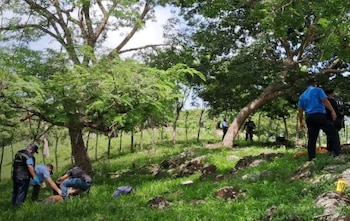 La finca Blancher, ubicada sobre la carretera hacia San Ramón, se convirtió en el escenario del sangriento doble homicidio que consterna a Nicaragua (Cortesía: TN 8).