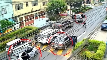 Fusiles de largo alcance y cuatro vehículos: el impactante video de un asalto frustrado en el Callao